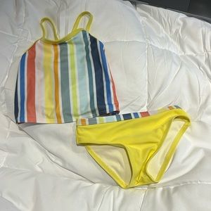 Wondernation 3t toddler girl tanking swim set